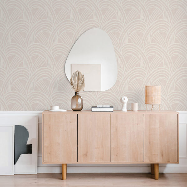 Farrah Blush Geometric Wallpaper - Image 2