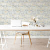 Brynne Yellow Watercolor Wallpaper - Image 2
