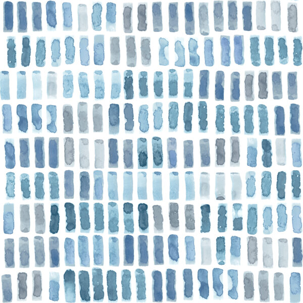 Brynne Indigo Watercolor Wallpaper