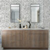Leandra Grey Floral Trail Wallpaper - Image 2