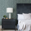 Felix Teal Geometric Wallpaper - Image 2