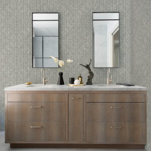 Felix Grey Geometric Wallpaper