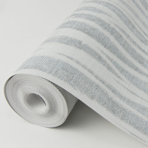 Nazar Light Grey Stripe Wallpaper - Image 4