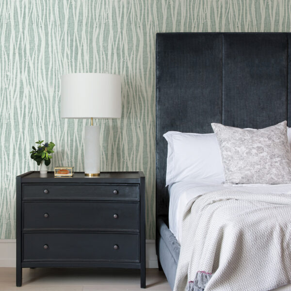 Nazar Green Stripe Wallpaper - Image 2