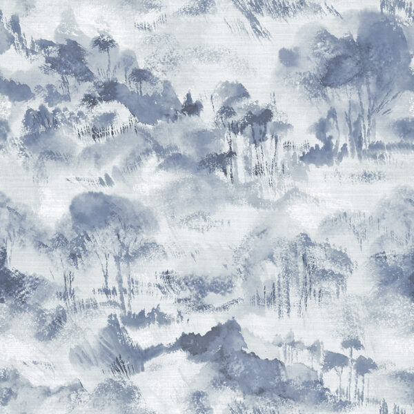 Nara Indigo Toile Wallpaper