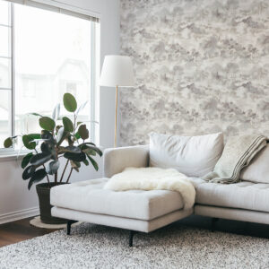 Nara Grey Toile Wallpaper