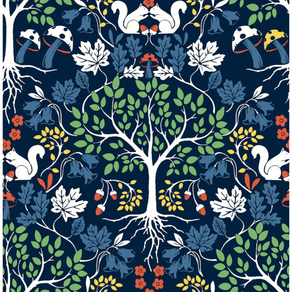 0055101 leo blueberry tree wallpaper