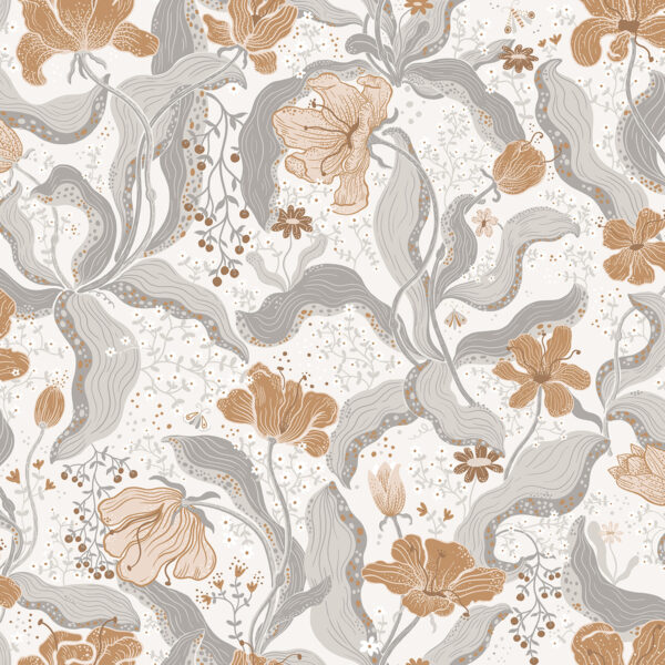 0057707 bodri grey tulip garden wallpaper