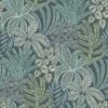 0058289 sumner teal woodland botanical wallpaper