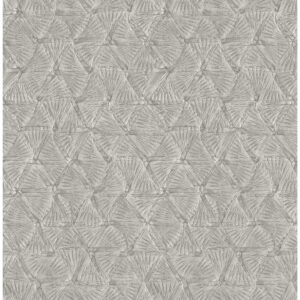 0058350 wright pewter textured triangle wallpaper