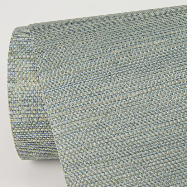 0058881 zhejiang aquamarine sisal grasscloth wallpaper