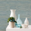 0058903 mai turquoise abaca grasscloth wallpaper