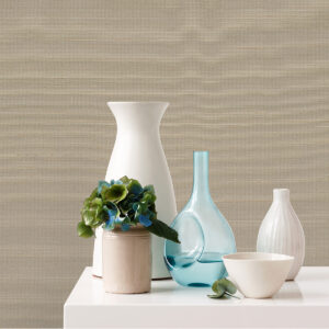 Mai Lavender Abaca Grasscloth Wallpaper
