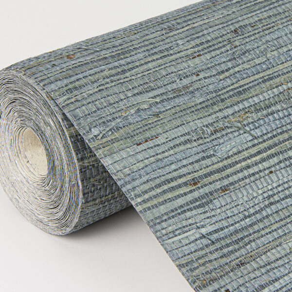 0058986 aiko teal sisal grasscloth wallpaper
