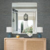 0058987 aiko teal sisal grasscloth wallpaper