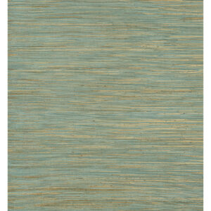 0058988 kira turquoise hemp grasscloth wallpaper