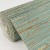 0058990 kira turquoise hemp grasscloth wallpaper