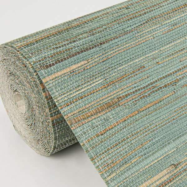 0058990 kira turquoise hemp grasscloth wallpaper