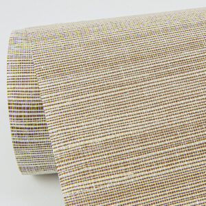 Sakiya Neutral Sisal Grasscloth Wallpaper