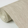 Jia Taupe Paper Weave Grasscloth Wallpaper - Image 4