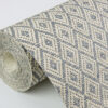 Hui Denim Paper Weave Grasscloth Wallpaper - Image 4