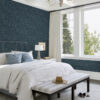 Lei Navy Leaf Wallpaper - Image 2