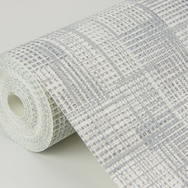 Ting Light Blue Lattice Wallpaper - Image 4