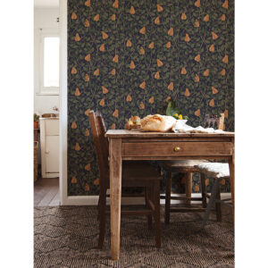 Pirum Navy Pear Wallpaper