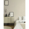 Wilma White Floral Block Print Wallpaper - Image 3