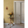 Wilma Yellow Floral Block Print Wallpaper - Image 2