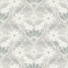 Klockrike Light Grey Botanical Damask Wallpaper