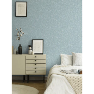 Hummelvik Blue Daisy Trail Wallpaper