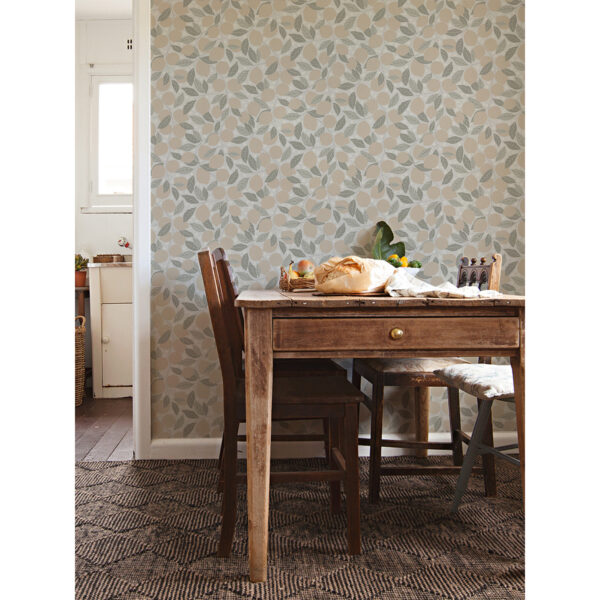 Lemona Grey Fruit Tree Wallpaper - Image 3
