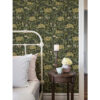 Hybbe Dark Green Hydrangea Garden Wallpaper - Image 2