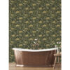 Hybbe Dark Green Hydrangea Garden Wallpaper - Image 3