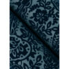 Maris Indigo Flock Damask Wallpaper - Image 3