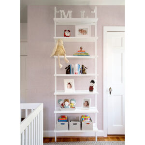 Maris Pink Flock Damask Wallpaper