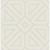Voltaire Grey Beaded Geometric Wallpaper