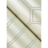 Voltaire Grey Beaded Geometric Wallpaper - Image 3