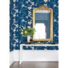 Nicolette Navy Floral Trail Wallpaper - Image 2