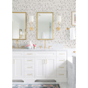 Dwell Grey Brushstrokes Wallpaper