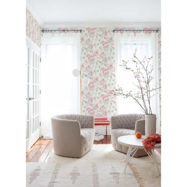 Mariell Pink Dragonfly Wallpaper - Image 3