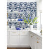 Sadie Navy Parisian Damask Wallpaper - Image 2