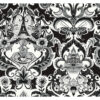 Sadie Black Parisian Damask Wallpaper