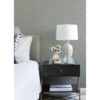 Bentley Slate Faux Linen Wallpaper - Image 3