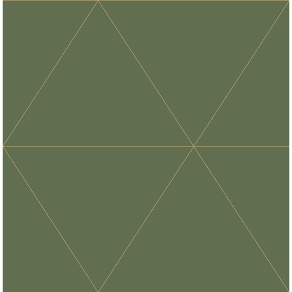 Twilight Moss Geometric Wallpaper