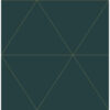 Twilight Indigo Geometric Wallpaper
