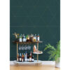 Twilight Indigo Geometric Wallpaper - Image 3
