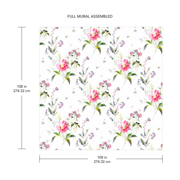 Pink Sinclair Wall Mural - Image 2
