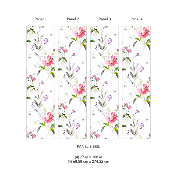 Pink Sinclair Wall Mural - Image 3